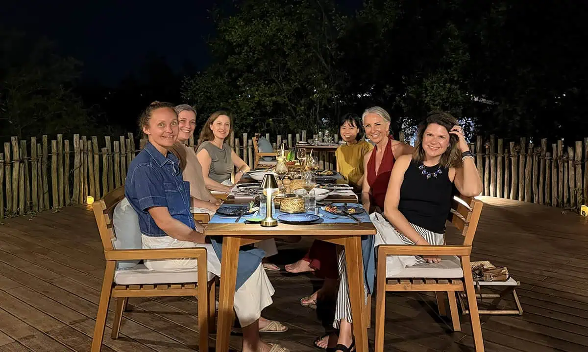 Dinner at Namia River Retreat